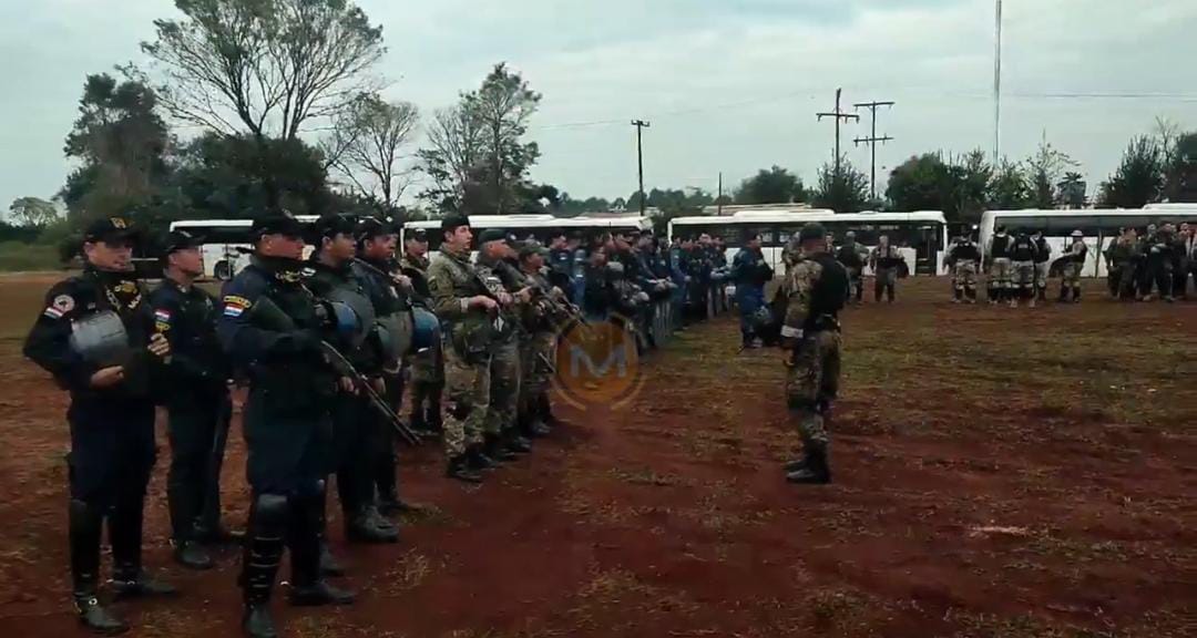 Se encuentran 600 efectivos policiales en el lugar. Foto: captura de pantalla.