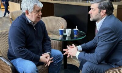 Enrique Riera y su colega de Uruguay, Nicolás Martinelli. Foto: Ñanduti AM