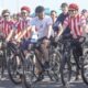 Con una multitudinaria convocatoria, el presidente Santiago Peña encabezó la inauguración de la Costanera Sur. Foto: Presidencia.