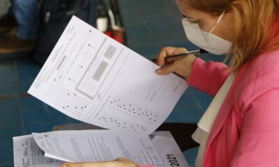 Examen de docentes. Foto: Archivo.MEC