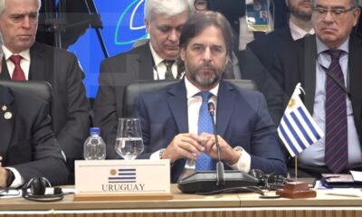 Luis Lacalle Pou, presidente de Uruguay en la Cumbre de Jefe de Estados del Mercosur 2024. Foto: El Nacional.