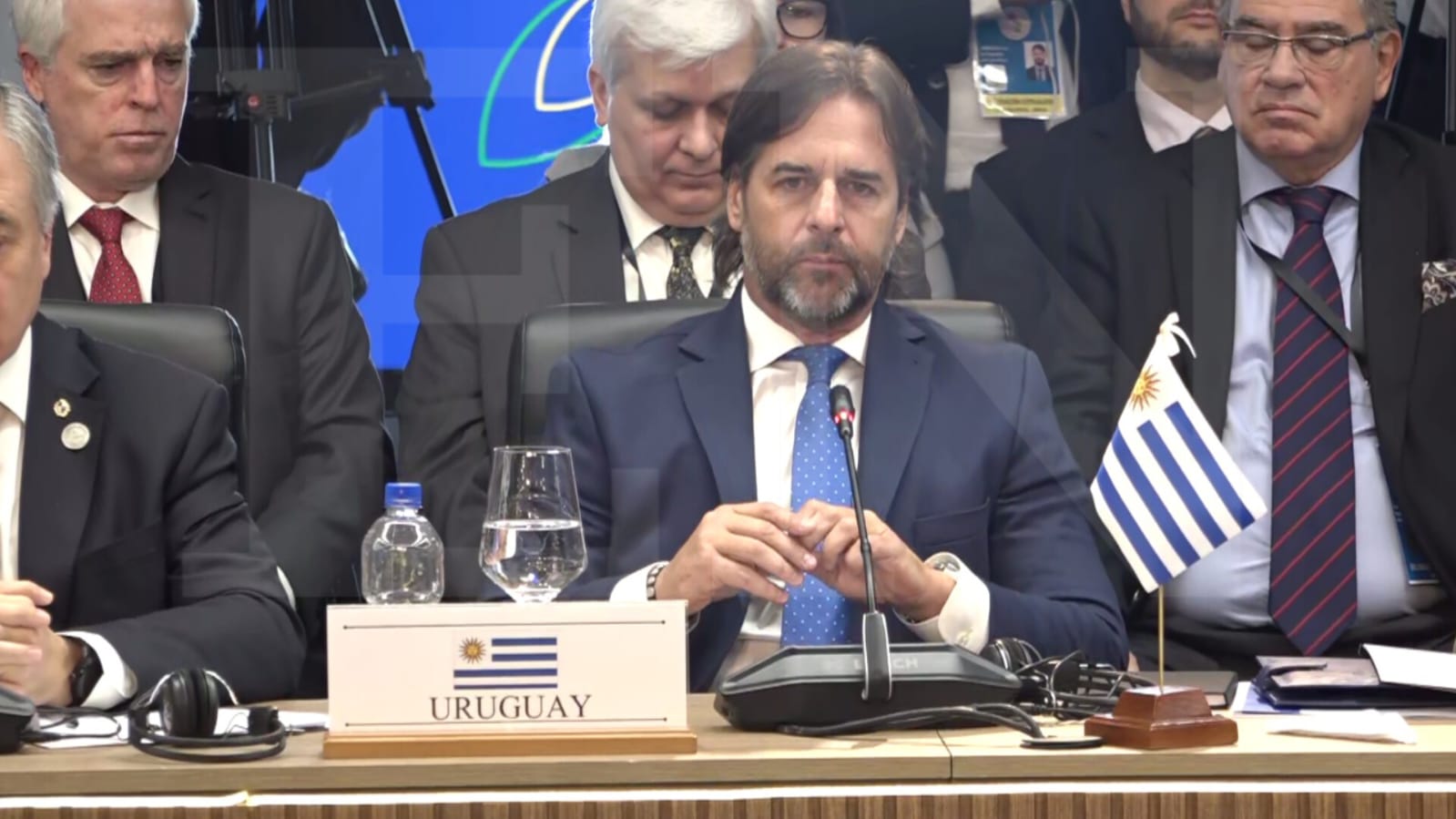 Luis Lacalle Pou, presidente de Uruguay en la Cumbre de Jefe de Estados del Mercosur 2024. Foto: El Nacional.