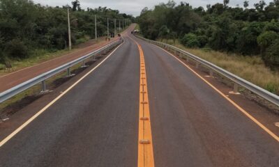 Puente sobre el río Yguazu. Foto: MOPC.