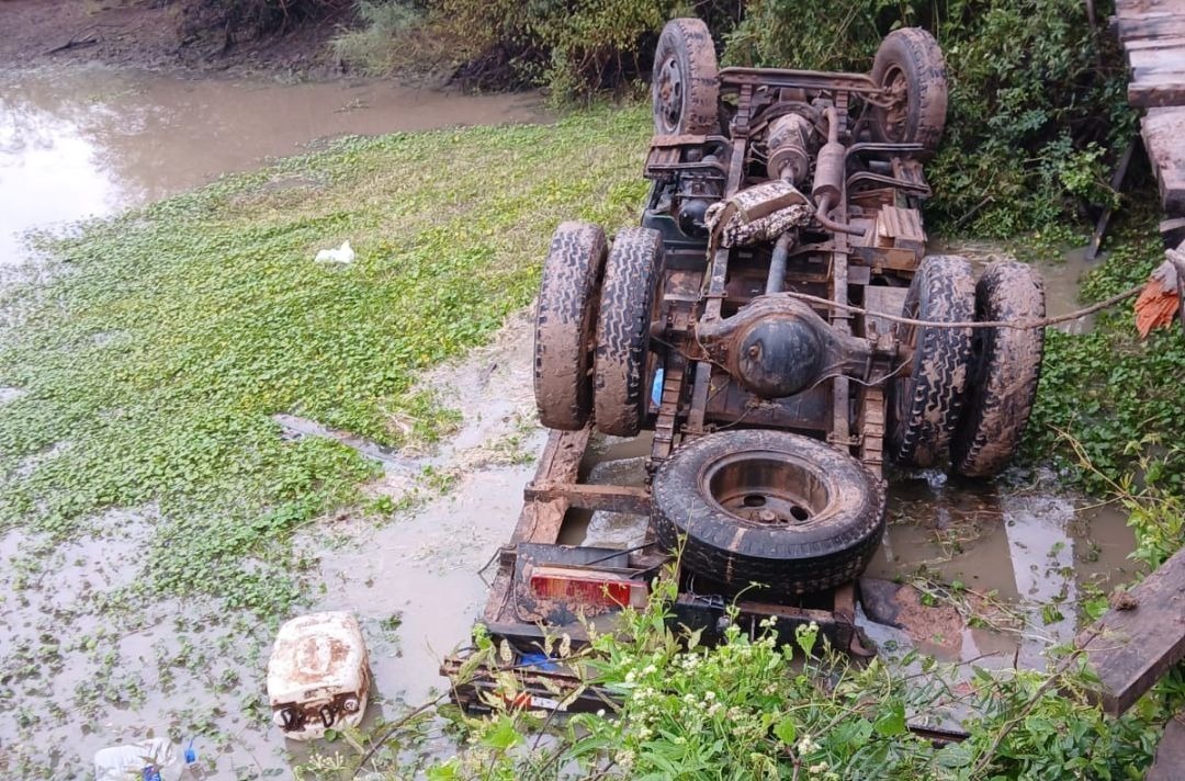 Accidente en Lagerenza. Foto: Gentileza.