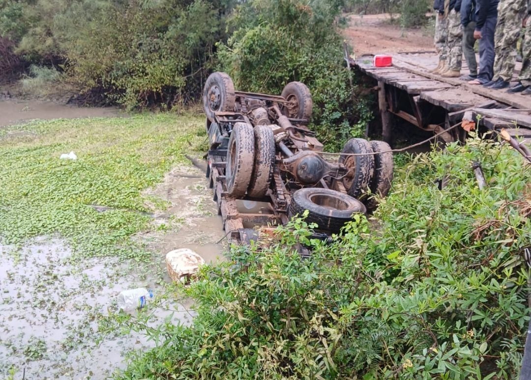 Accidente en Lagerenza. Foto: Gentileza.