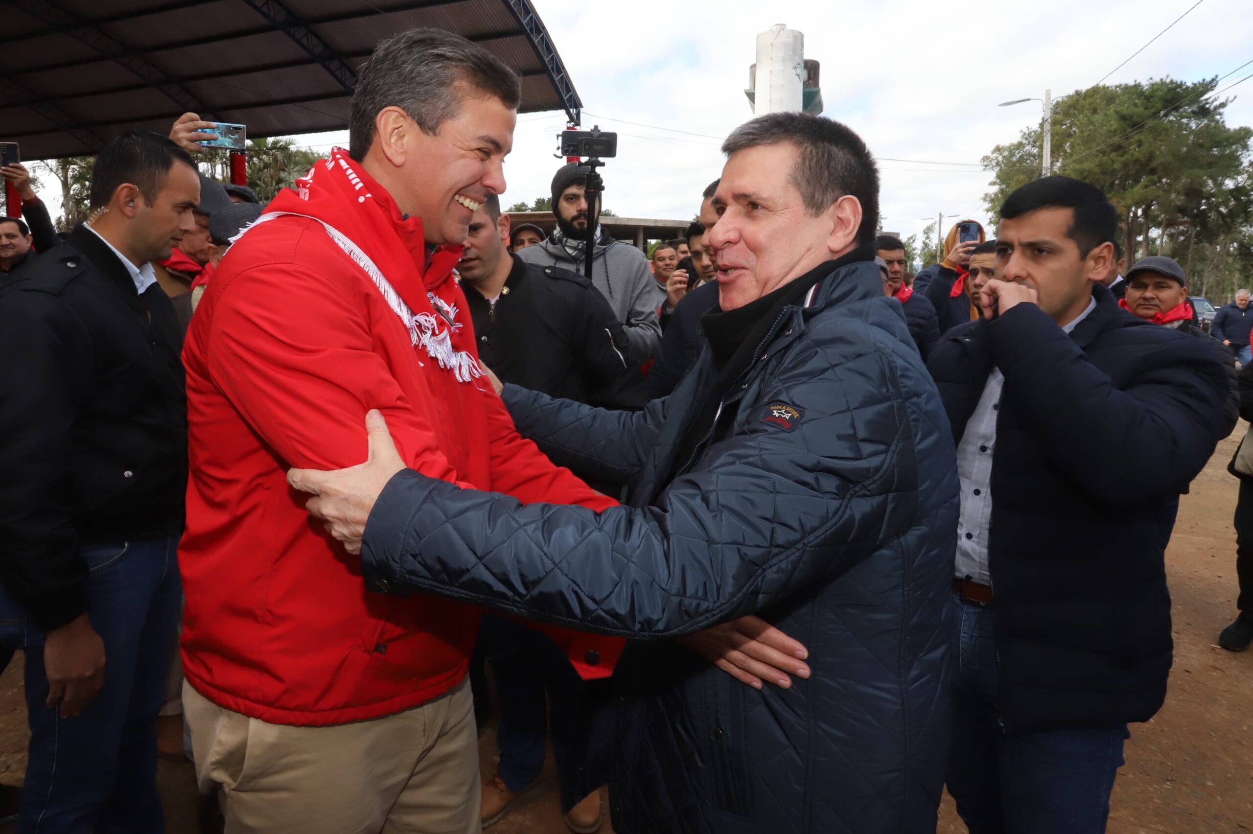 Santiago Peña, Horacio Cartes. Foto: Gentileza.