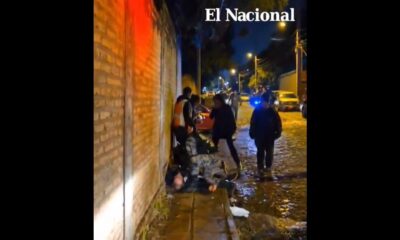 Momento en que se realizó la reanimación cardiopulmonar. Foto: Captura.