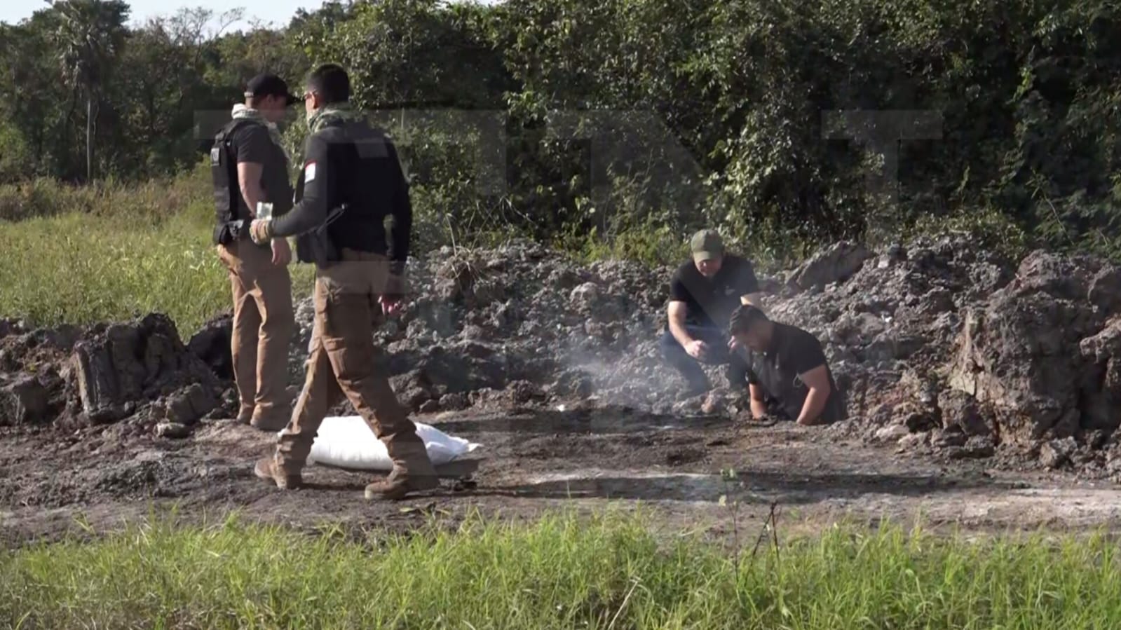 Incineran megacarga de cocaína. Foto: El Nacional.