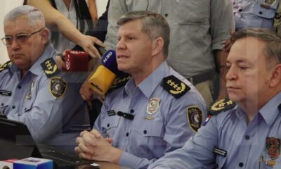 Conferencia de prensa de la Comandancia de la Policía. Foto: El Nacional