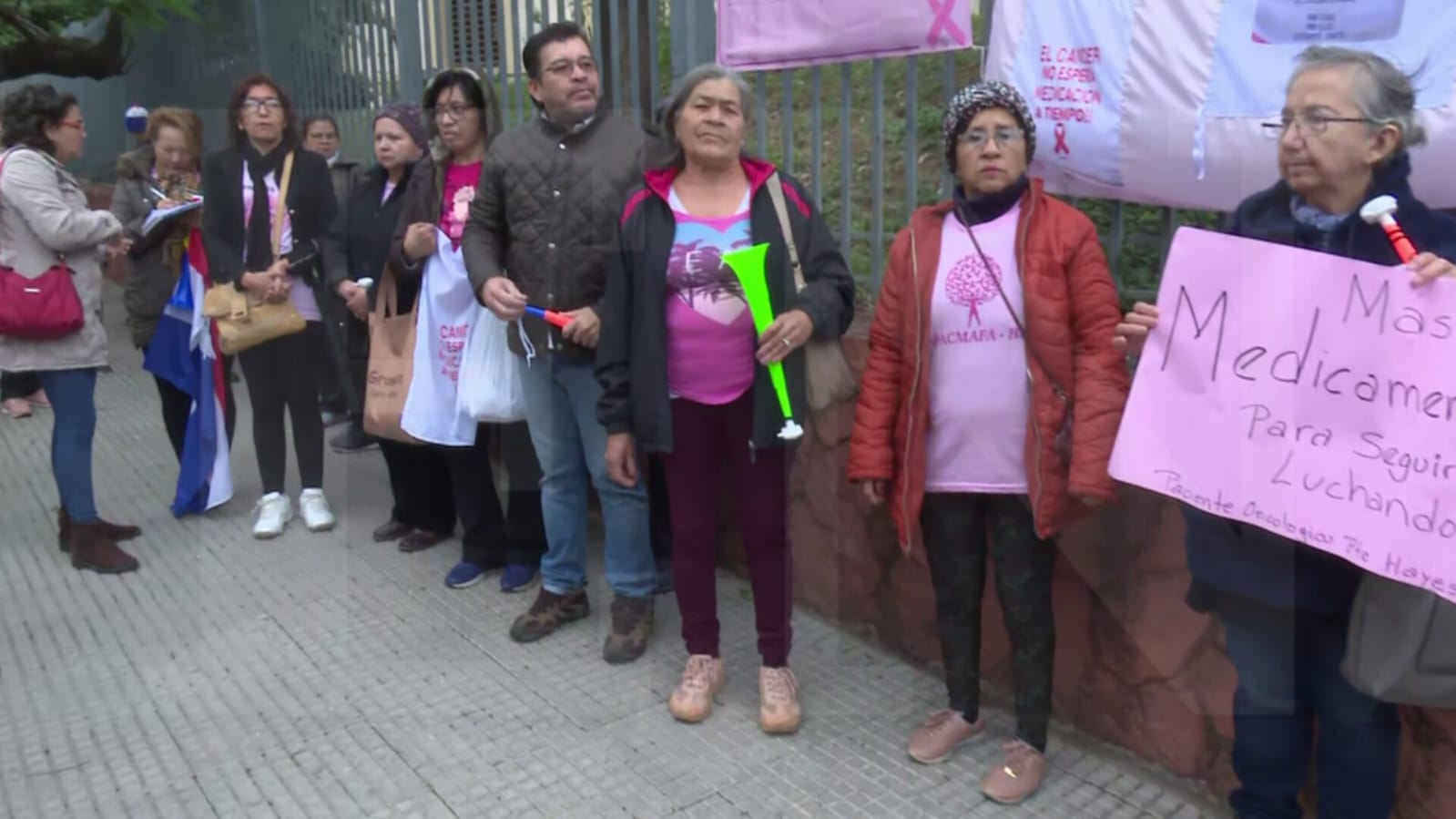 Pacientes oncológicos reclaman medicamentos al Ministerio de Salud. Foto: El Nacional.