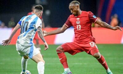 Argentina vs Canadá en el duelo de la semifinal. Foto: Antena 3