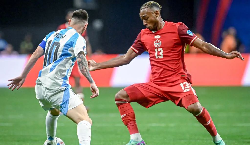 Argentina vs Canadá en el duelo de la semifinal. Foto: Antena 3