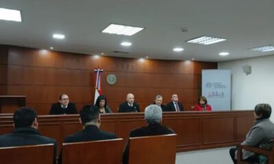 Directivos de la Asociación de Magistrados Judiciales del Paraguay se reunieron con el ministro de la Corte. Foto: Judiciales.net