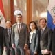 Delegación de inversionistas de la República de China (Taiwán) se reunieron con el presidente de la República, Santiago Peña. Foto: Gentileza.