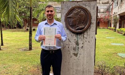 Osvaldo Darío Quintana Ruiz, hizo el doctorado y el posdoctorado en Ingeniería Civil, con énfasis en Ingeniería Estructural, en la Universidad de San Pablo (USP), Brasil. Foto: Gentileza.