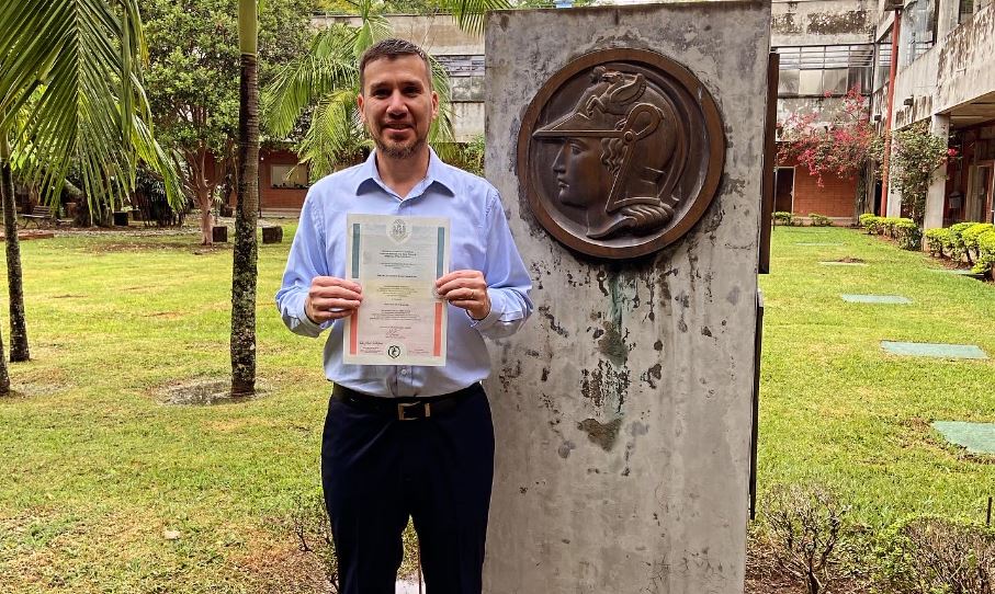 Osvaldo Darío Quintana Ruiz, hizo el doctorado y el posdoctorado en Ingeniería Civil, con énfasis en Ingeniería Estructural, en la Universidad de San Pablo (USP), Brasil. Foto: Gentileza.