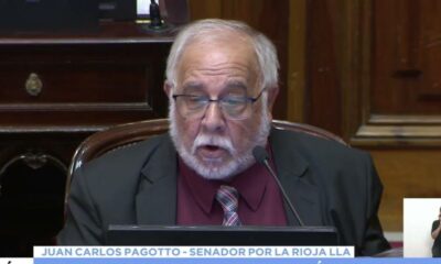 Senador argentino Juan Carlos Pagotto. Foto: Captura de pantalla.