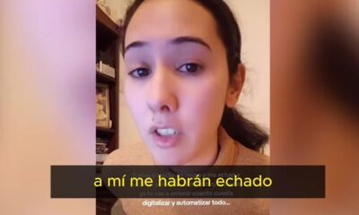 “Si mi trabajo no vale, ya te vas a enterar cuánto cuesta digitalizar y automatizar todo”, escribió la joven. Foto: Captura de video.