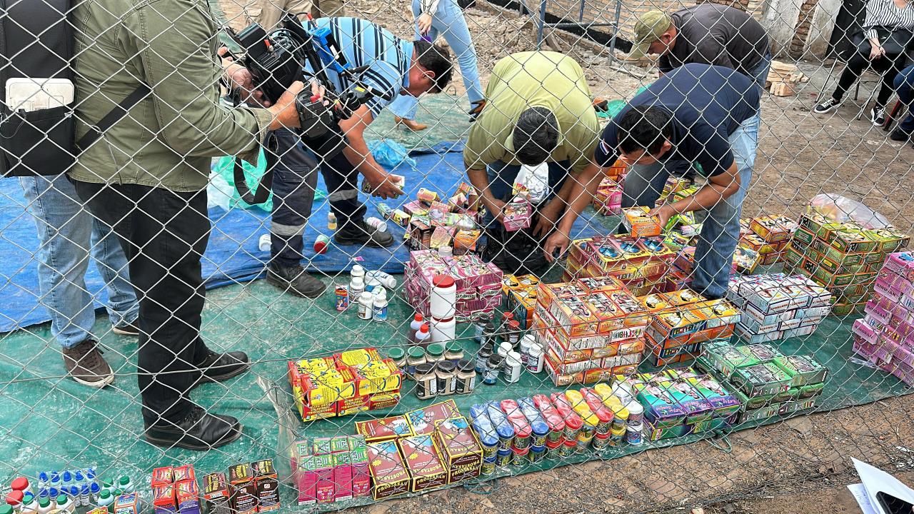 Allanaron Mercado 4 en busca de medicamentos fitoterápicos no autorizados. Foto: Ministerio Público.