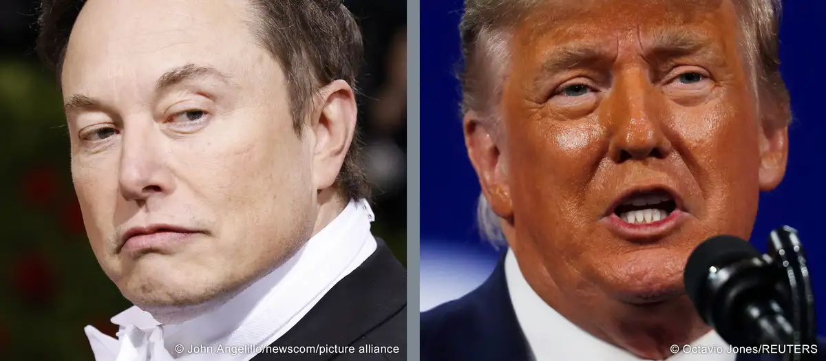 Elon Musk y Donald Trump. Foto: DW.