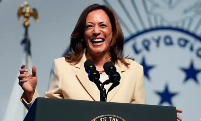 Kamala Harris. Foto: Darron Cummings/AP/picture alliance