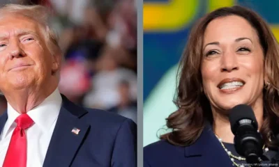 Donald Trump y Kamala Harris. Foto: DW.