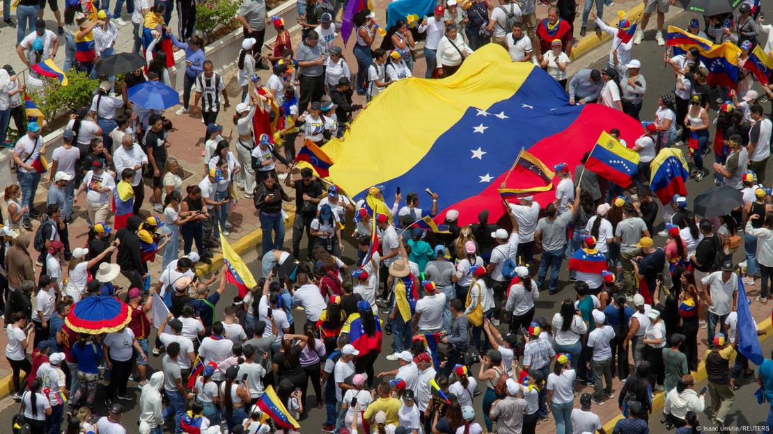 Protesta en Venezuela. Foto: DW