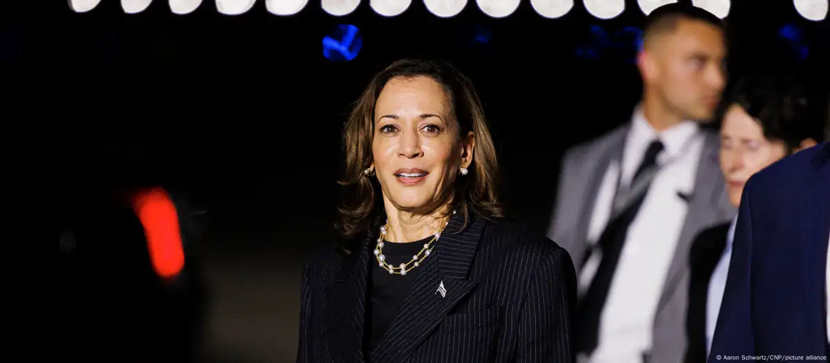 amala Harris, candidata demócrata a la presidencia de Estados Unidos en las elecciones de noviembre. Imagen: Aaron Schwartz/CNP/picture alliance