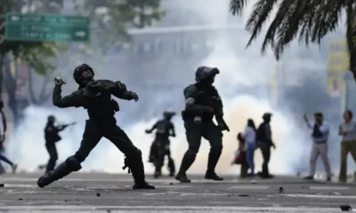 Disturbio en Venezuela post elecciones. Foto: DW. Archivo.