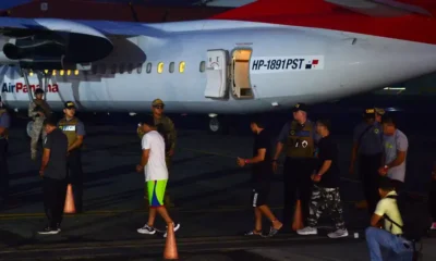 Este es el primer vuelo de deportación de migrantes ecuatorianos desde Panamá. El pasado 20 de agosto fueron deportados 30 colombianos, como muestra la imagen. Imagen: Agustin Herrera/AP/picture allianceEste es el primer vuelo de deportación de migrantes ecuatorianos desde Panamá. El pasado 20 de agosto fueron deportados 30 colombianos, como muestra la imagen. Imagen: Agustin Herrera/AP/picture alliance