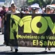 Manifestación contra el sistema penitenciario en El Salvador impuesto por Nayib Bukele. Foto:DW.