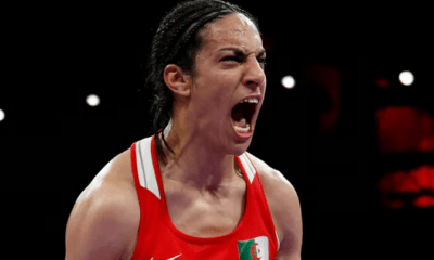 Imane Khelif, la boxeadora olímpica argelina. Foto: Infobae.