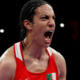 Imane Khelif, la boxeadora olímpica argelina. Foto: Infobae.