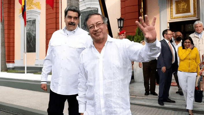 Nicolás Maduro y Gustavo Petro. Foto: Infobae.