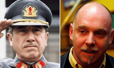 Augusto Pinochet exdictador de Chile y su nieto Augusto Pinochet Molina. Foto: Infobae.