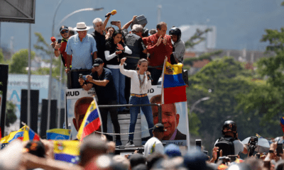 Manifestación en Venezuela, convocada por María Corina Machado. Foto: AS.