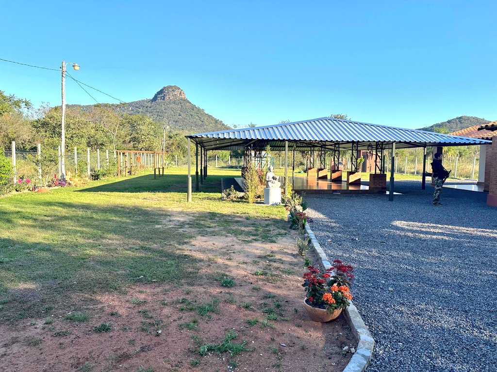 "Centro holístico de sanación" en Paraguarí. Foto: Senad.