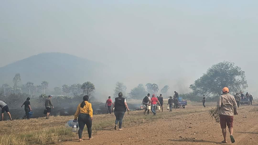 Incendios consumen todo en el Chaco. Foto: Gentileza.