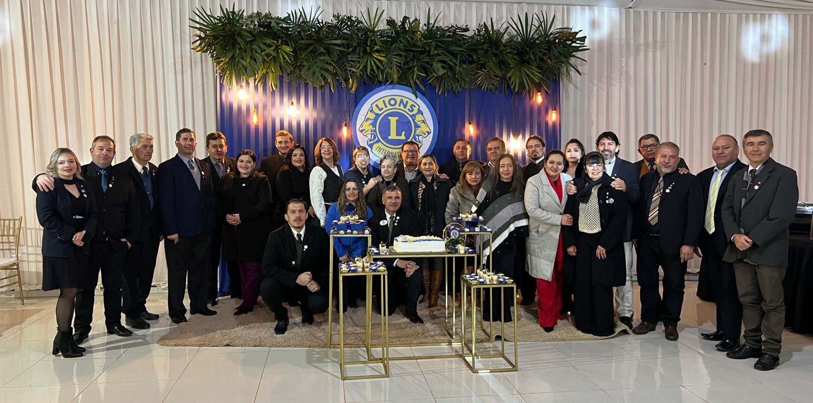 Directivos del Club de Leones de Coronel Bogado prestaron juramento. Foto: Gentileza.