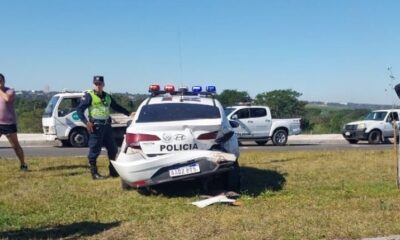 Accidente de tránsito en la Costanera Sur. Foto: Gentileza.