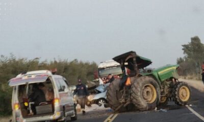 Accidente de tránsito sobre la ruta PY04. Foto: Gentileza.