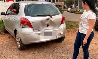 Conductora de Bolt pide que le reparen los daños. Foto: Gentileza.