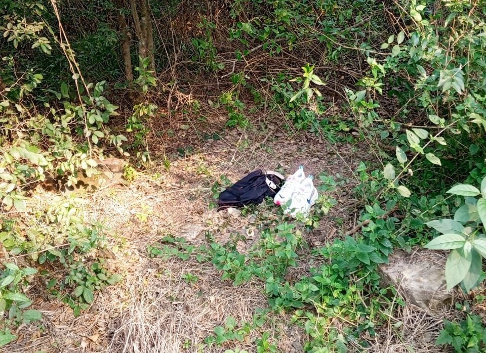 Zona donde ocurrió en el predio del Parque Guasú Metropolitano. Foto: Gentileza.