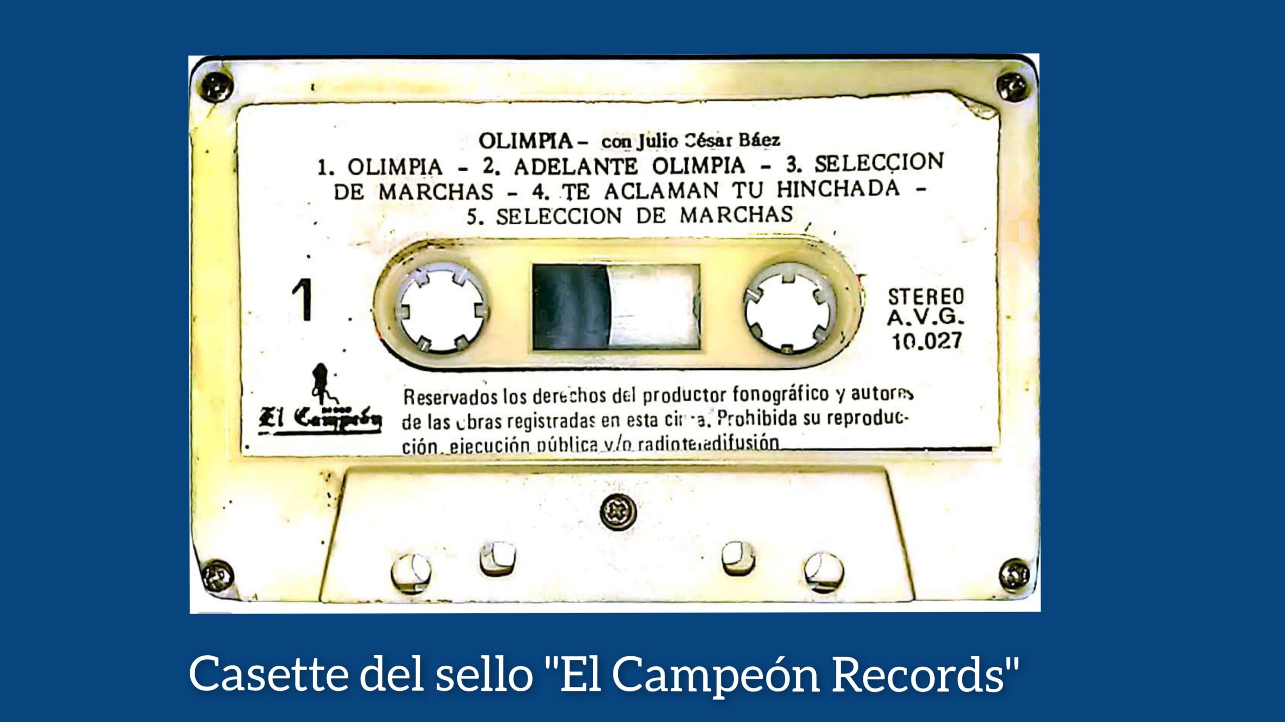 Olimpia - cassette - campeón records