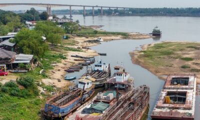 Río Paraguay a la altura de Puente Remanso. Foto: Obras Paraguayas.