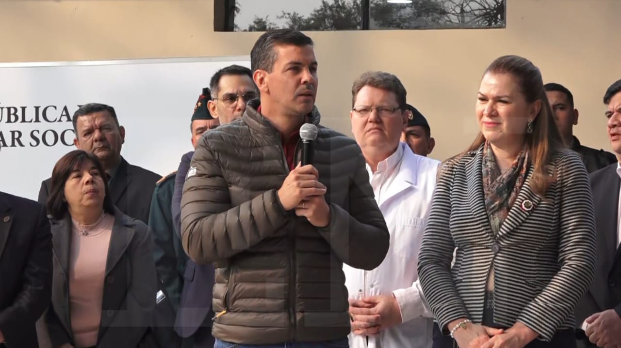 Santiago Peña y María Teresa Barán. Foto: EN