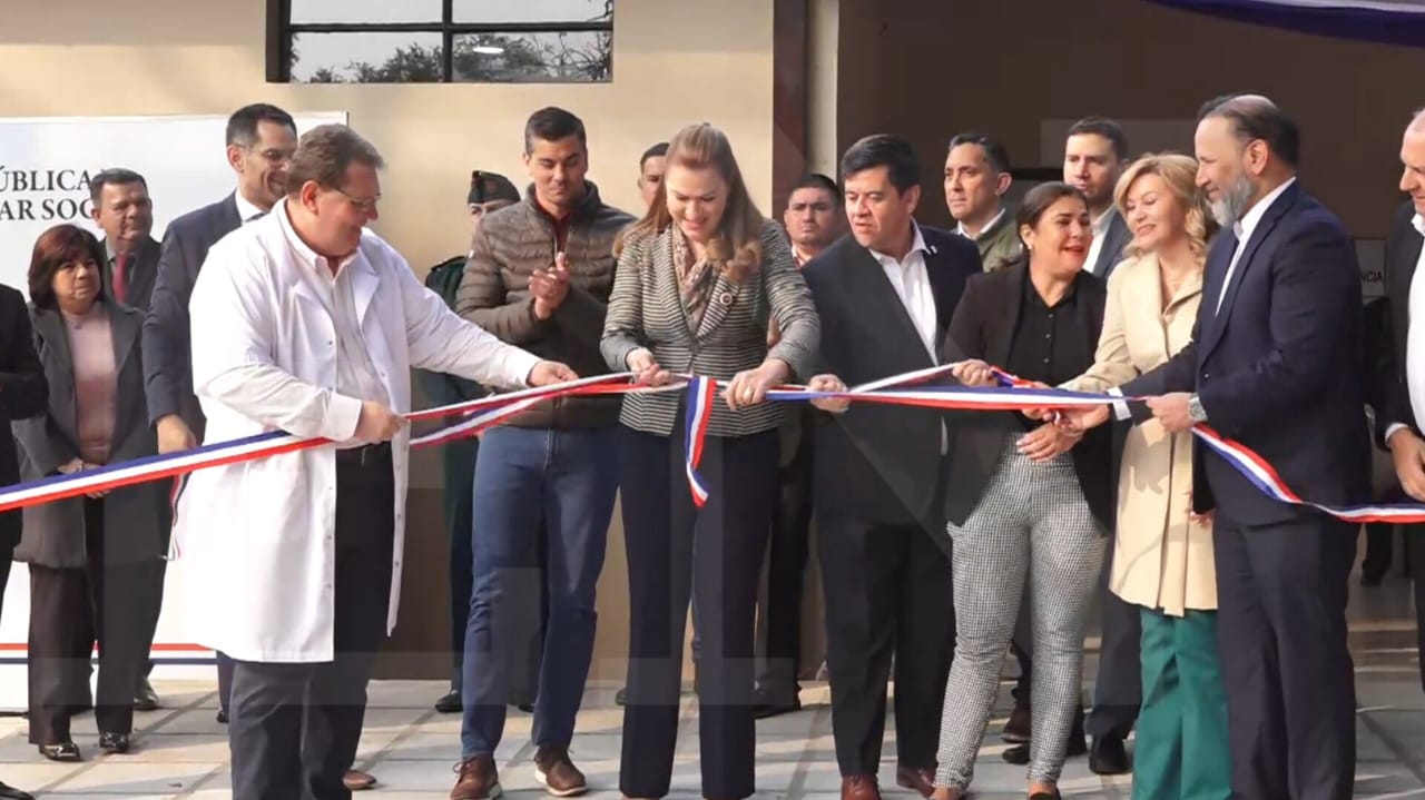 Inauguración de mejoras en el Neuropsiquiátrico. Foto: EN