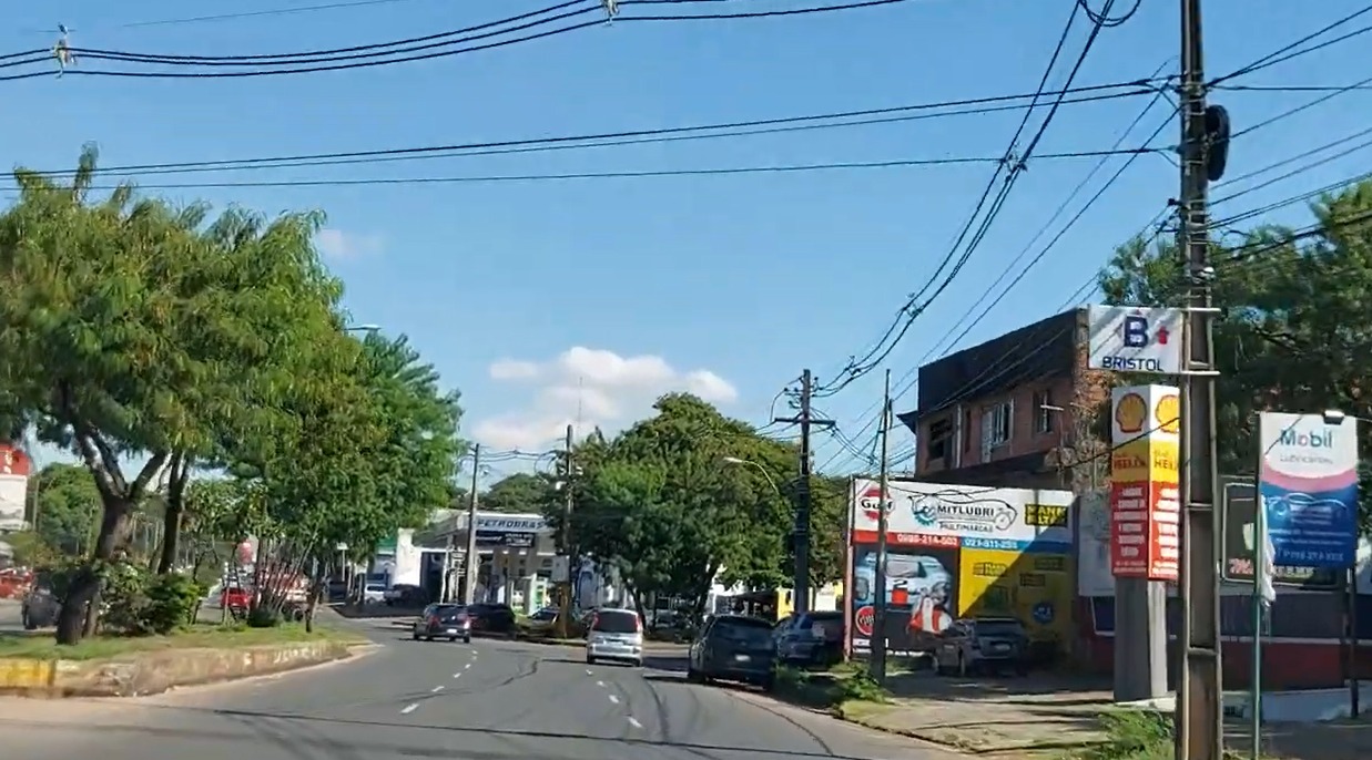 Avenida Eusebio Ayala y Boggiani. Foto: Captura.