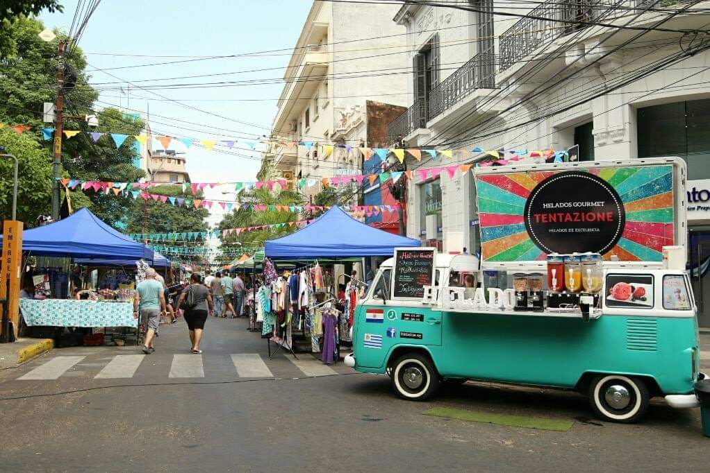 Calle Palma. emblemática de Asunción. Foto: Gentileza.