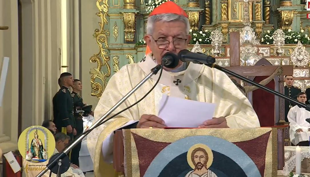 El cardenal Adalberto Martínez habló sobre el primer año de Peña en la Presidencia. Foto: NPY.